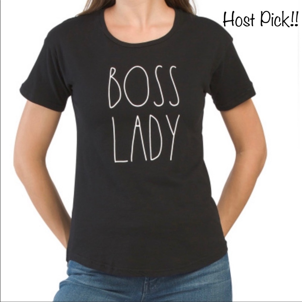 Rae Dunn “Boss Lady” T-Shirt - HOST PICK